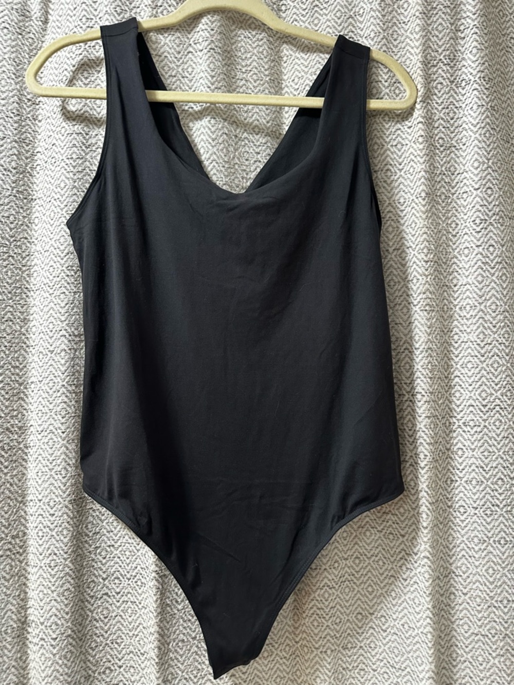 Classic Black Sleeveless Bodysuit